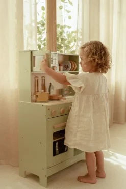 Little Dutch Houten Speelgoed * Houten Speelkeuken Mint FSC Groen