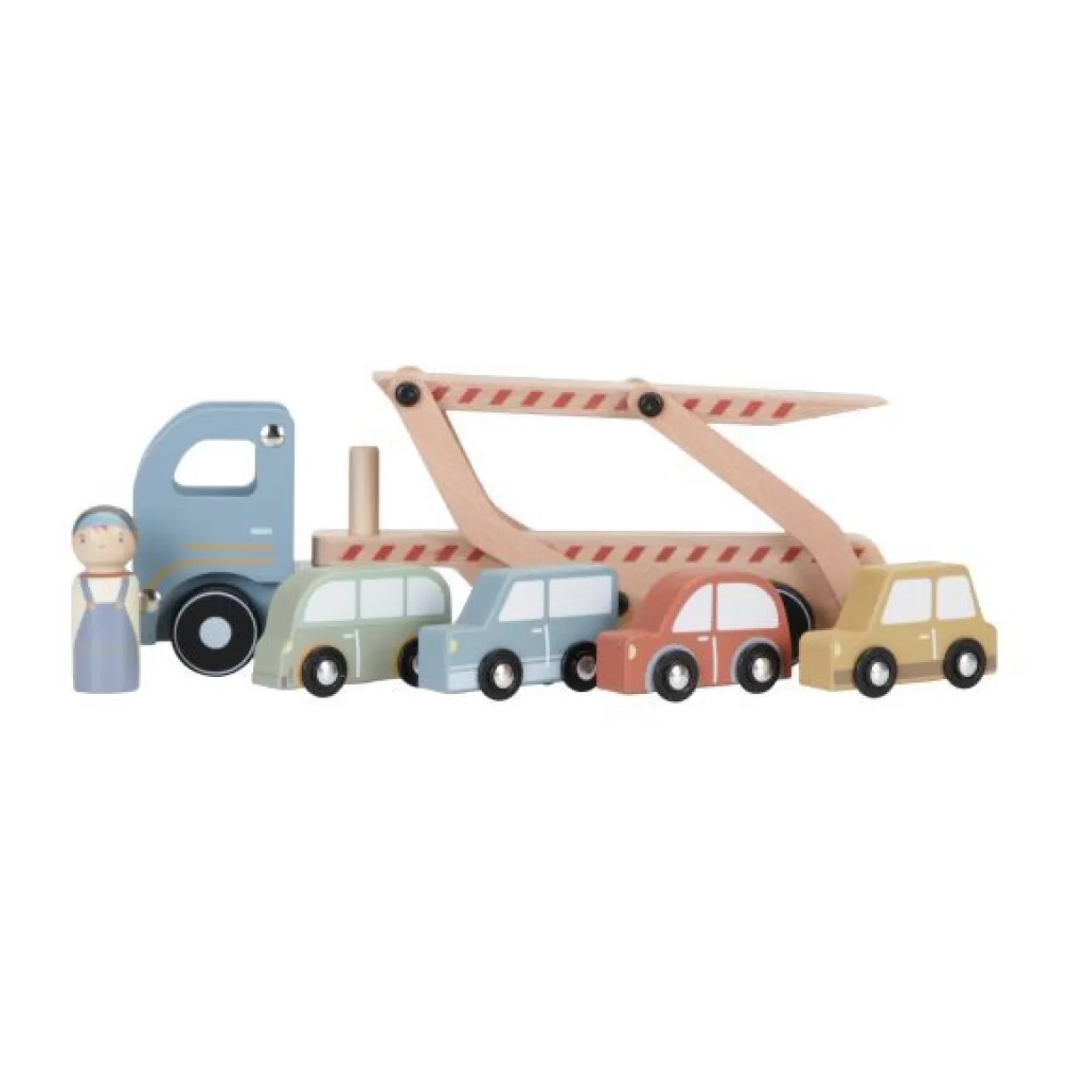 Little Dutch Houten Speelgoed * Houten Truck Oplegger