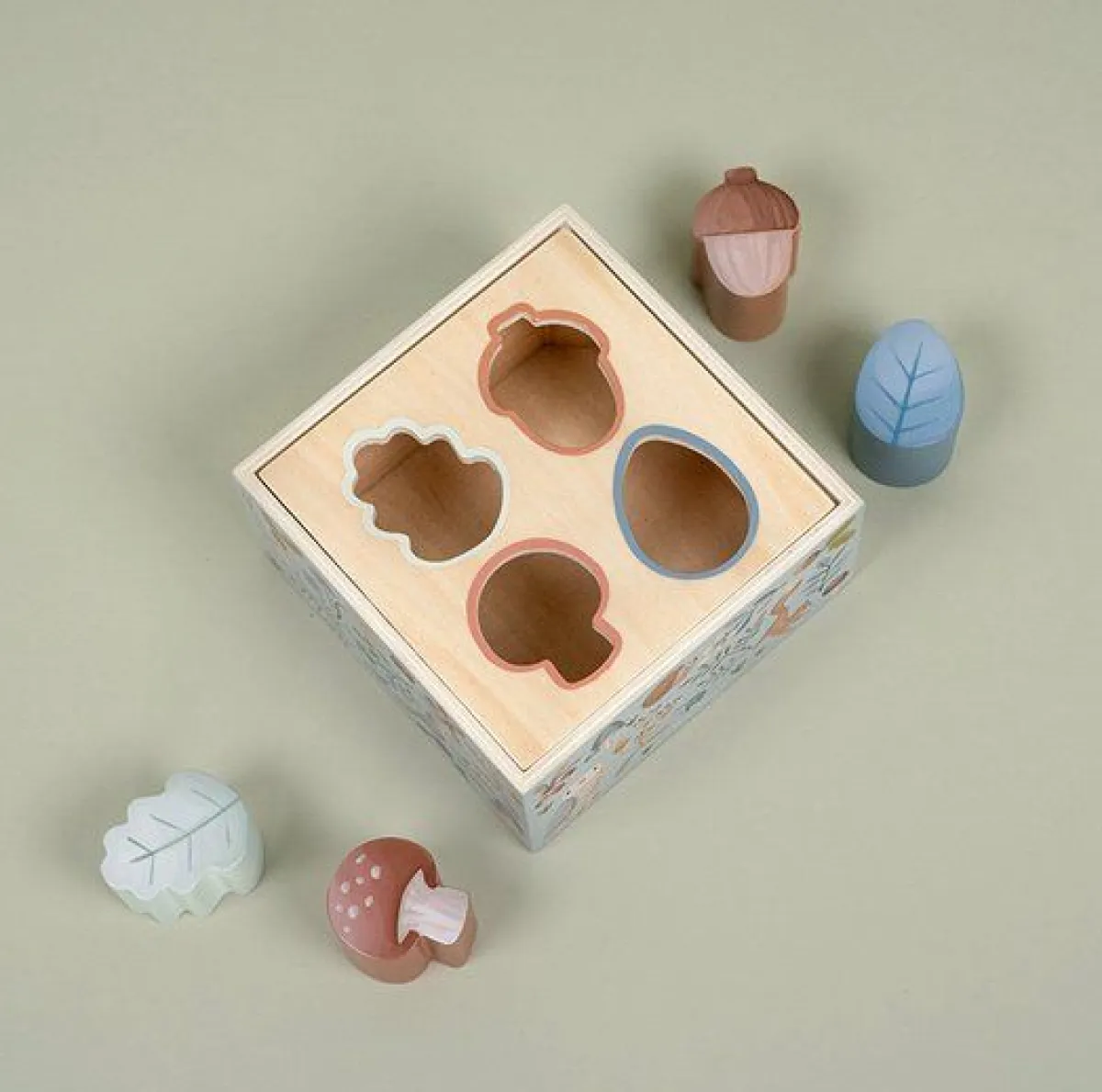 Little Dutch Houten Speelgoed * Houten Vormenstoof Forest Friends Roze