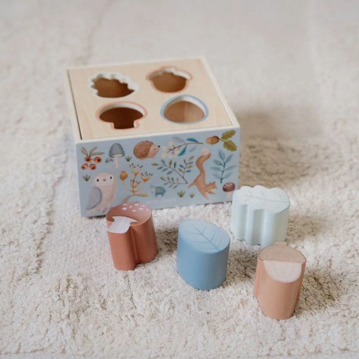 Little Dutch Houten Speelgoed * Houten Vormenstoof Forest Friends Roze