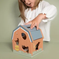Little Dutch Houten Speelgoed|Overig * Houten Vormenstoof Little Farm FSC Multicolor