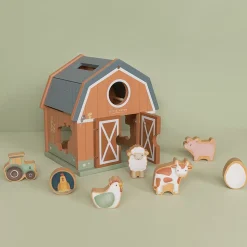 Little Dutch Houten Speelgoed|Overig * Houten Vormenstoof Little Farm FSC Multicolor