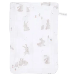 Little Dutch Handdoeken En Washandjes|Bedtextiel * Hydrofiele Washandjes Bunny Beige Multicolor