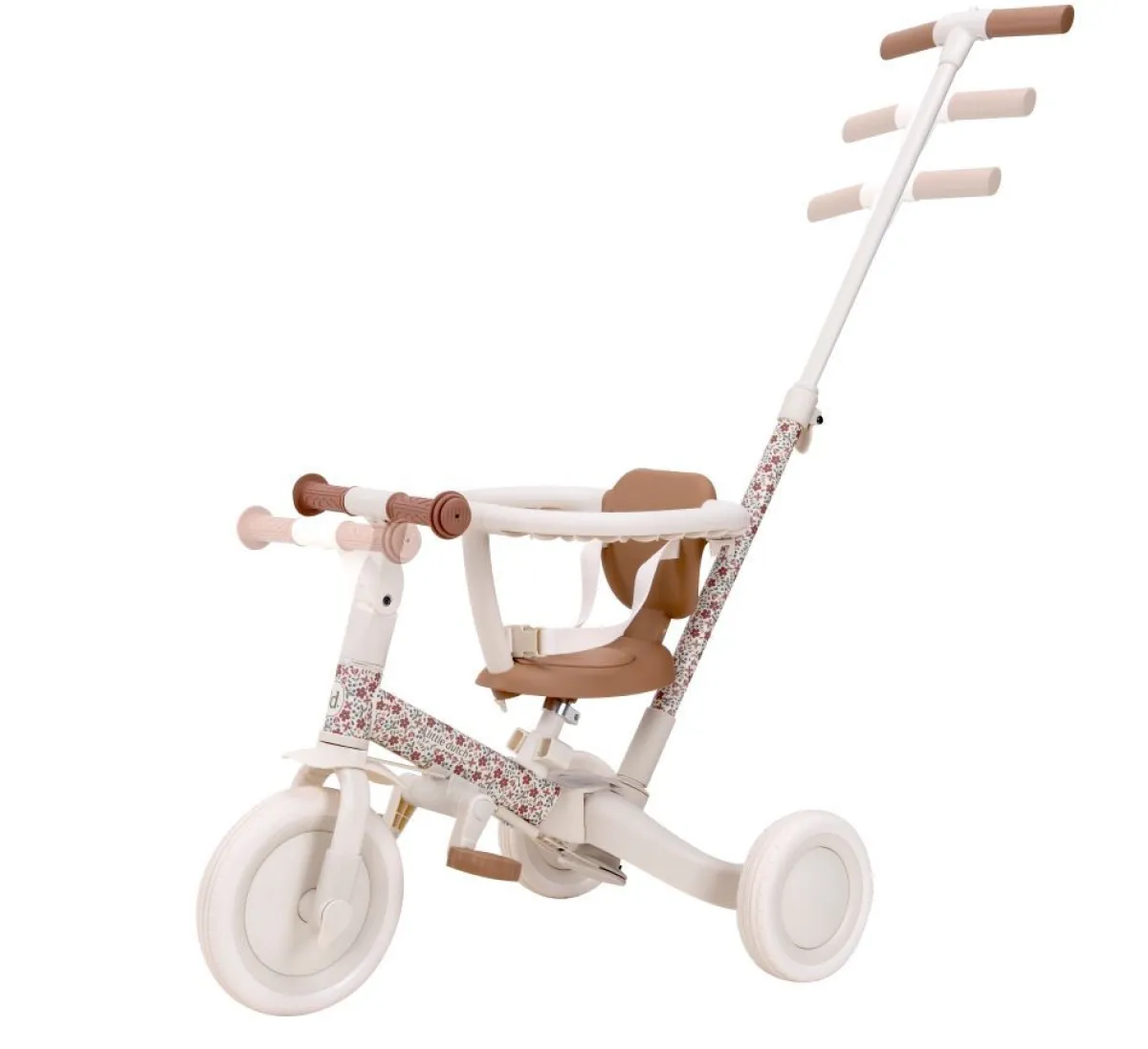 Little Dutch Loopfietsen * 4-in-1 Driewieler / Loopfiets Sunny Flower Wit