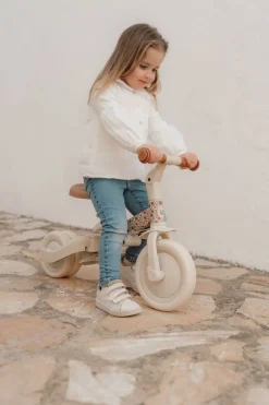 Little Dutch Loopfietsen * 4-in-1 Driewieler / Loopfiets Sunny Flower Wit
