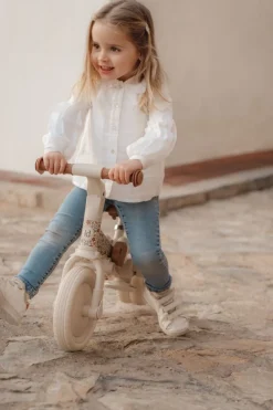 Little Dutch Loopfietsen * 4-in-1 Driewieler / Loopfiets Sunny Flower Wit