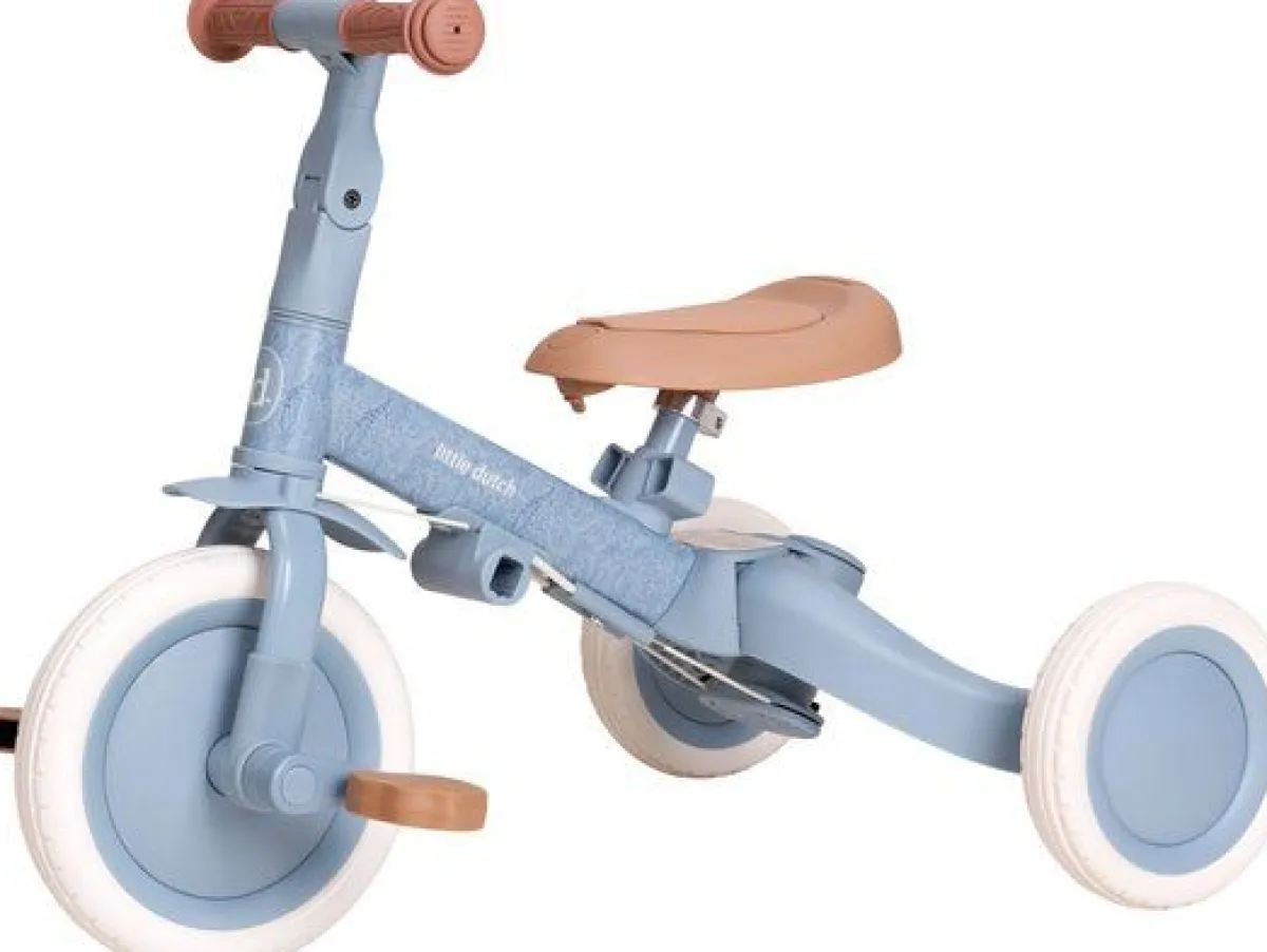 Little Dutch Loopfietsen * 4-in-1 Driewieler / Loopfiets Safari Dreams Blauw