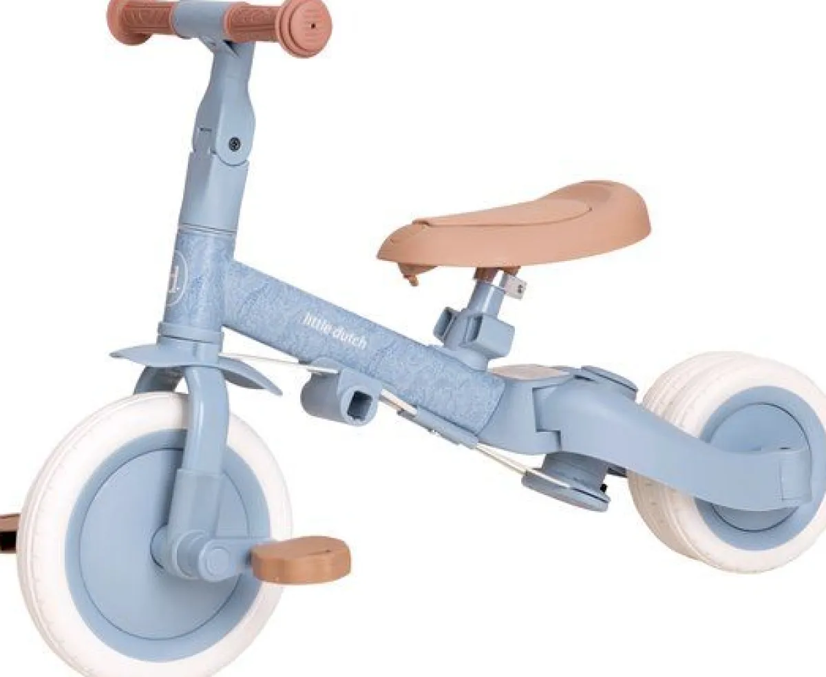 Little Dutch Loopfietsen * 4-in-1 Driewieler / Loopfiets Safari Dreams Blauw