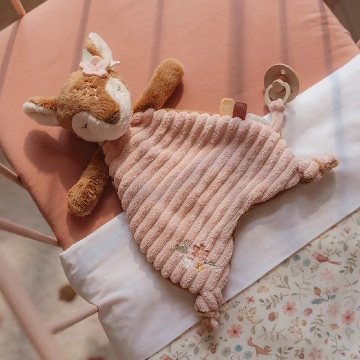 Little Dutch Knuffels * Knuffeldoekje Hert Fairy Garden Roze