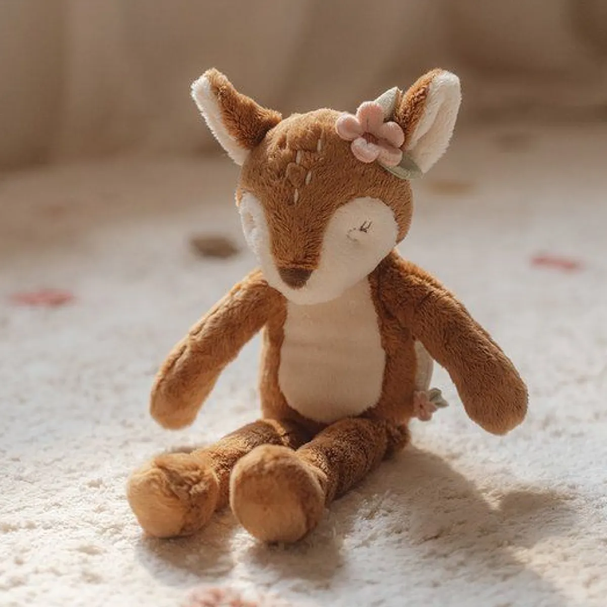 Little Dutch Knuffels * Knuffel Hert Long Legs Fairy Garden Bruin
