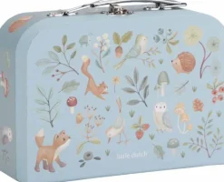 Little Dutch Houten Speelgoed * Koffertjes Forest Friends Blauw