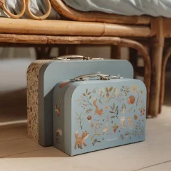 Little Dutch Houten Speelgoed * Koffertjes Forest Friends Blauw