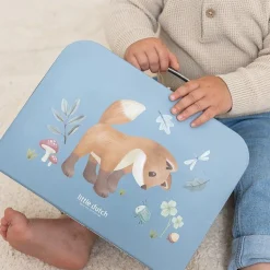 Little Dutch Houten Speelgoed * Koffertjes Forest Friends Blauw
