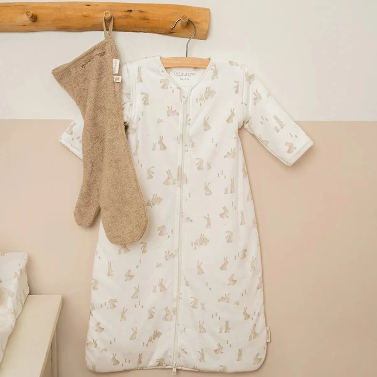Little Dutch Handdoeken En Washandjes|Bedtextiel * Lange Washand Beige