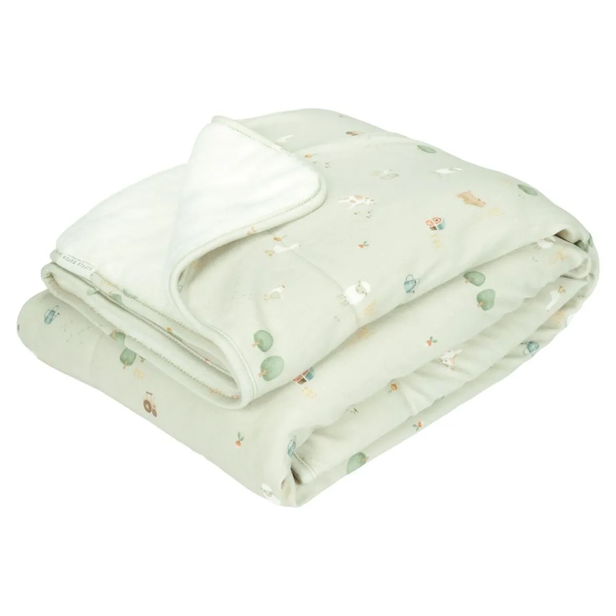 Little Dutch Bedtextiel * Ledikantdeken Little Farm Groen