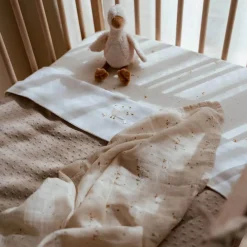 Little Dutch Bedtextiel * Ledikantlaken Little Goose Geborduurd Wit