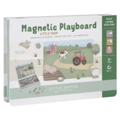 Little Dutch Overig * Magnetisch Speelbord Little Farm FSC Multicolor