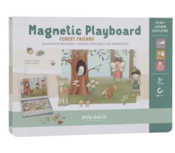 Little Dutch Overig * Magnetisch Speelbord Forest Friends FSC Multicolor