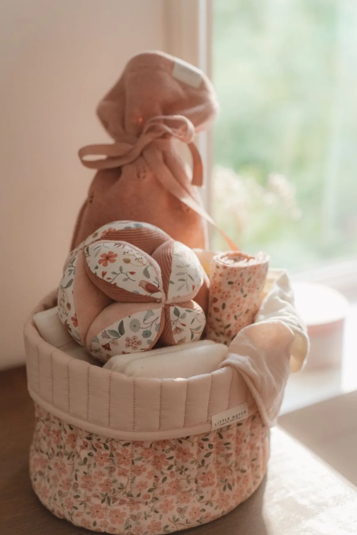 Little Dutch Manden * Opbergmand Fairy Floral Roze