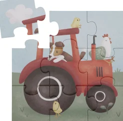 Little Dutch Overig * Puzzel 4 in 1 Little Farm FSC