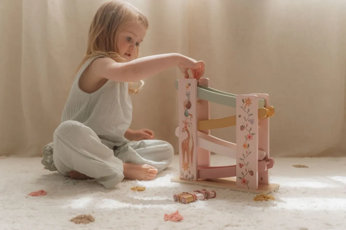 Little Dutch Houten Speelgoed * Rollerbaan Fairy Garden FSC Roze