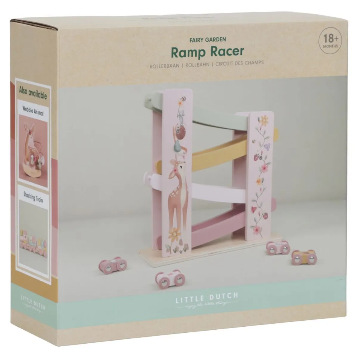 Little Dutch Houten Speelgoed * Rollerbaan Fairy Garden FSC Roze