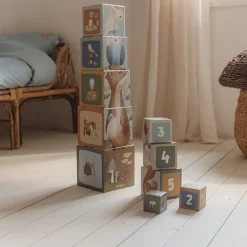 Little Dutch Overig * Stapeltoren Forest Friends FSC Multicolor