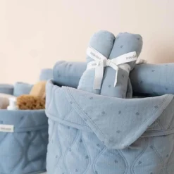 Little Dutch Hydrofiel Luiers * Swaddle Hydrofiele Pure Denim Blue 70 x 70 Blauw