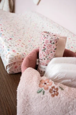 Little Dutch Hydrofiel Luiers|Bedtextiel * Swaddles Hydrofiel Fairy Floral & Blossom Roze
