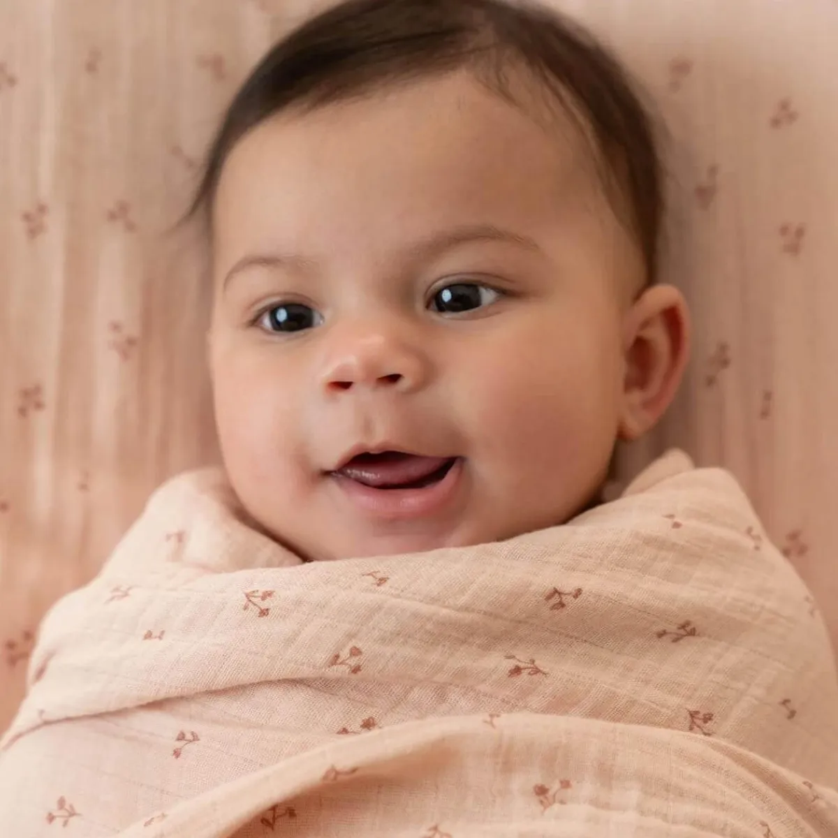 Little Dutch Wikkeldoeken * Swaddles Pure Blossom 120 x 120 Roze