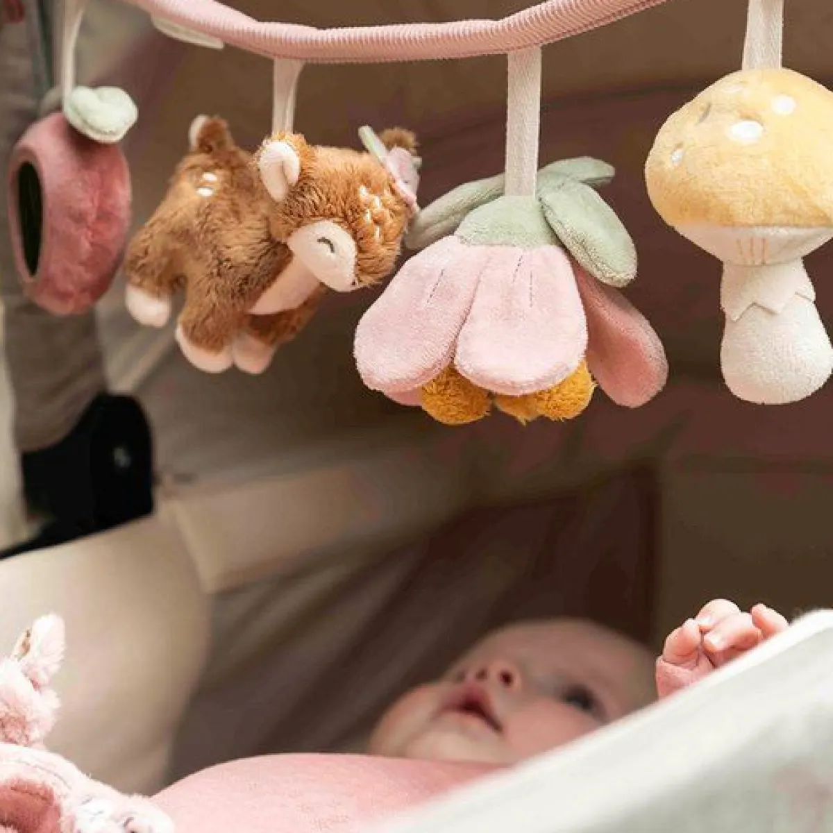 Little Dutch Baby Autostoel|Overig * Wagenspanner Fairy Garden Roze