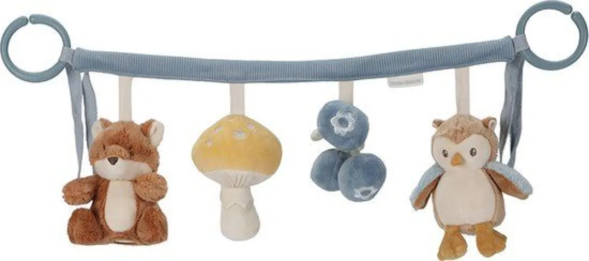 Little Dutch Baby Autostoel|Overig * Wagenspanner Forest Friends Blauw
