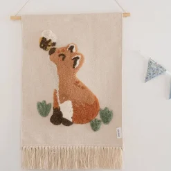 Little Dutch Accessoires * Wandtapijt Vos Forest Friends Wit