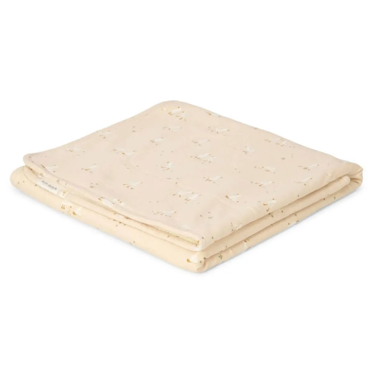 Little Dutch Bedtextiel * Wiegdeken Fleece Little Goose Beige