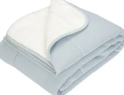 Little Dutch Bedtextiel * Wiegdeken Pure Teddy Soft Blue Blauw