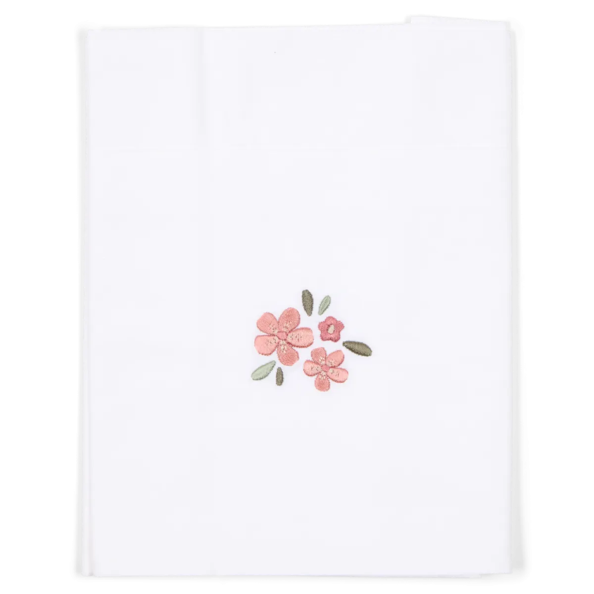 Little Dutch Bedtextiel * Wieglaken Fairy Flowers Geborduurd Wit
