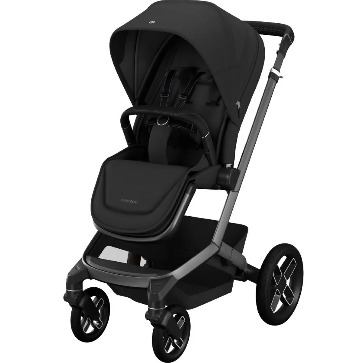 Maxi-Cosi Combi Kinderwagens * Fame Kinderwagen Twillic Black Zwart