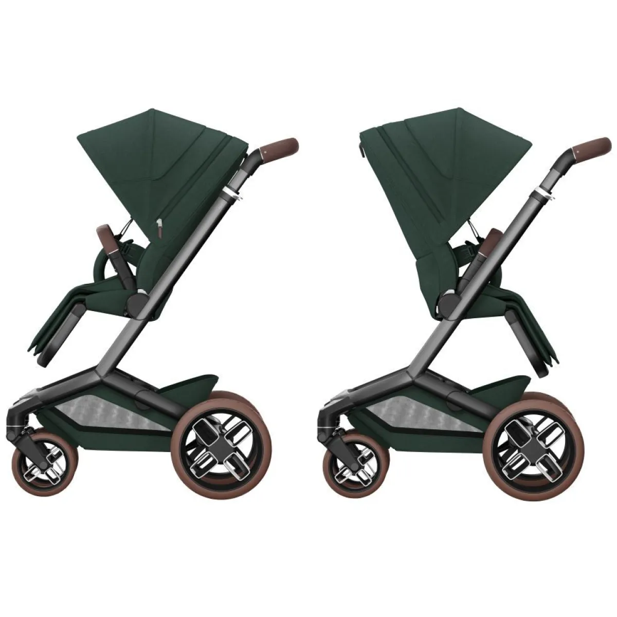 Maxi-Cosi Combi Kinderwagens * Fame Kinderwagen Twillic Green Groen