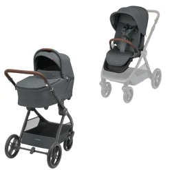 Maxi-Cosi Combi Kinderwagens * Oxford+ (Plus) Kinderwagen Compleet Twillic Graphite