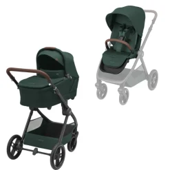 Maxi-Cosi Combi Kinderwagens * Oxford+ (Plus) Kinderwagen Compleet Twillic Green