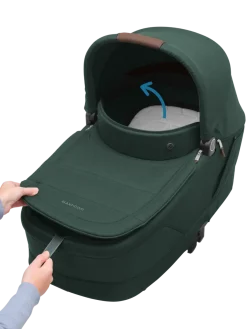 Maxi-Cosi Combi Kinderwagens * Oxford+ (Plus) Kinderwagen Compleet Twillic Green