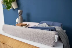Meyco Waskussenhoezen|Bedtextiel * Aankleedkussenhoes Teddy Greige Grijs