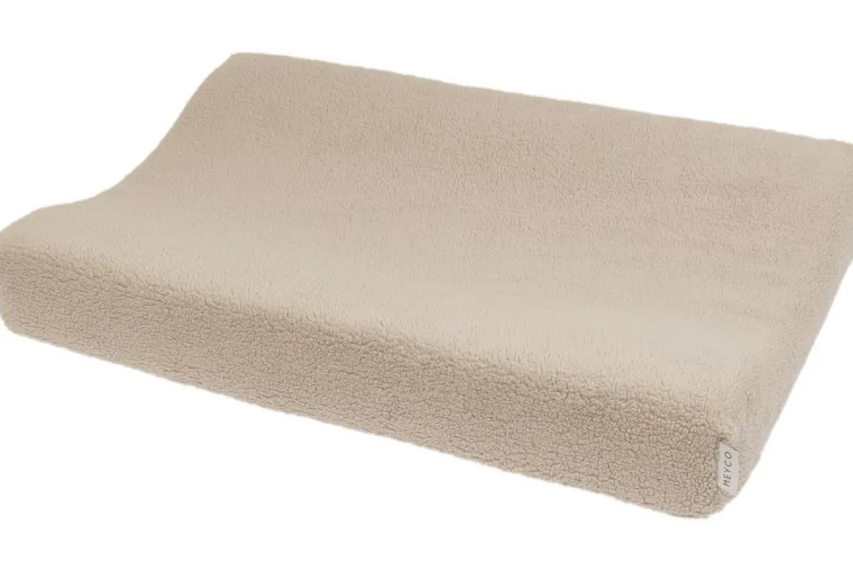 Meyco Waskussenhoezen|Bedtextiel * Aankleedkussenhoes Teddy Sand Zand