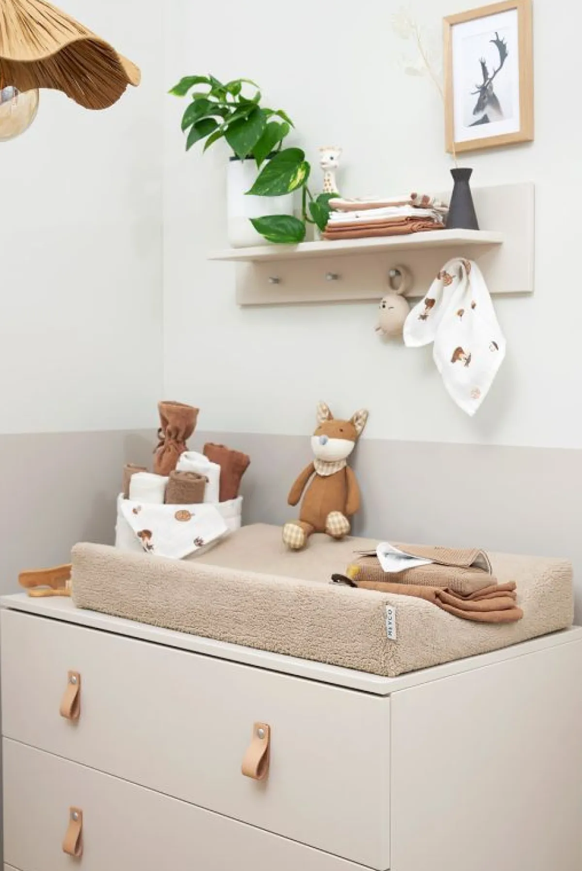 Meyco Waskussenhoezen|Bedtextiel * Aankleedkussenhoes Teddy Sand Zand