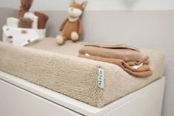 Meyco Waskussenhoezen|Bedtextiel * Aankleedkussenhoes Teddy Sand Zand
