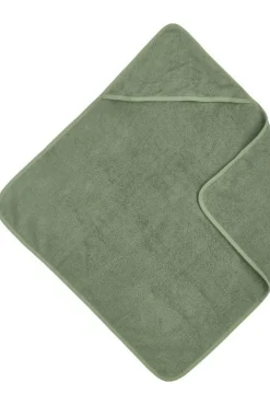 Meyco Badcapes|Bedtextiel * Badcape Basic Badstof Forest Green Groen