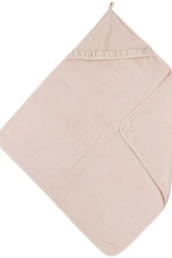Meyco Badcapes|Bedtextiel * Badcape Basic Badstof Ruffle Soft Pink Roze