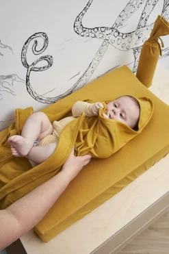 Meyco Badcapes|Bedtextiel * Badcape Basic Jersey Honey Gold Goud