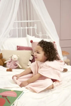 Meyco Badcapes|Bedtextiel * Badponcho Basic Badstof Soft Pink Roze