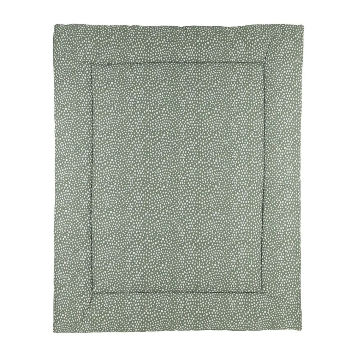 Meyco Boxkleden|Bedtextiel * Boxkleed Cheetah/Uni Forest Green Groen